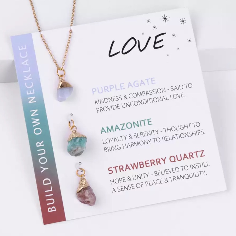 Gemstone necklace sets - Picture 2 of 9